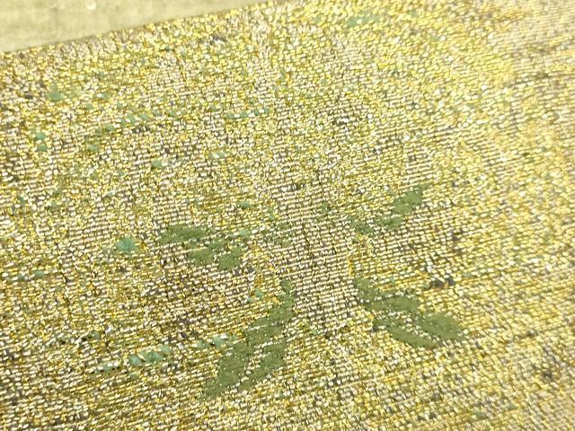 平和屋着物●極上　桝屋高尾　ねん金綴錦　六通柄袋帯　唐織　向鳳凰文　金糸　逸品　DZAB2687kh6