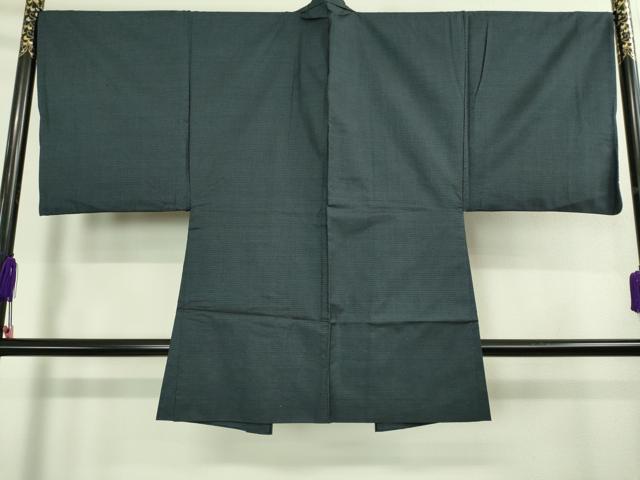 平和屋着物■極上　男性　本場大島紬　アンサンブル　長羽織　100亀甲　総詰め　逸品　DZAB2704kh6