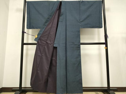 平和屋着物■極上　男性　本場大島紬 アンサンブル キングサイズ　長羽織・長襦袢(袷)セット　100亀甲　総詰め　逸品　未使用　DZAB2710kh6