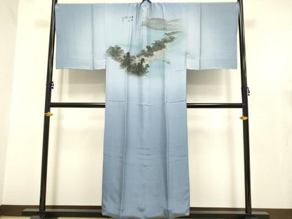 平和屋着物■極上　男性　本場大島紬 アンサンブル キングサイズ　長羽織・長襦袢(袷)セット　100亀甲　総詰め　逸品　未使用　DZAB2710kh6