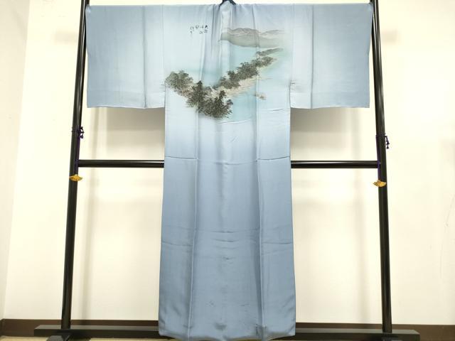 平和屋着物■極上　男性　本場大島紬 アンサンブル キングサイズ　長羽織・長襦袢(袷)セット　100亀甲　総詰め　逸品　未使用　DZAB2710kh6