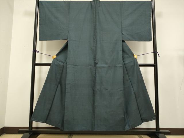 平和屋着物■極上　男性　本場大島紬　アンサンブル　長羽織　100亀甲　総詰め　逸品　未使用　DZAB2711kh6