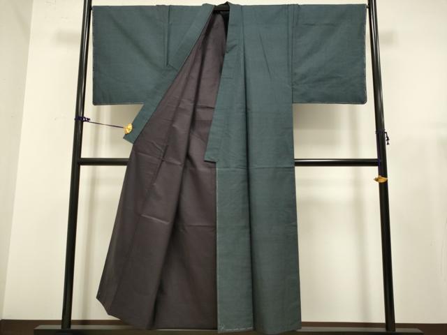 平和屋着物■極上　男性　本場大島紬　アンサンブル　長羽織　100亀甲　総詰め　逸品　未使用　DZAB2711kh6