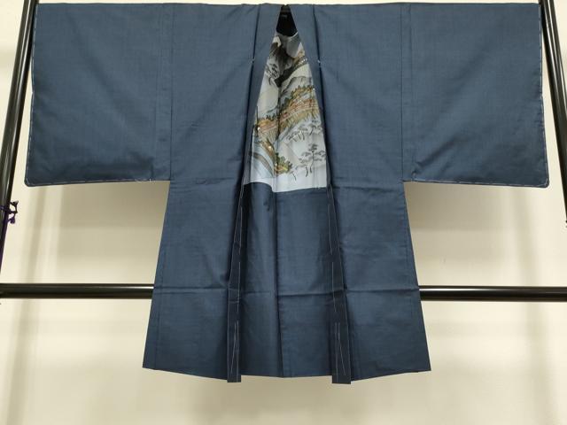 平和屋着物■極上　男性　本場大島紬　アンサンブル　長羽織　100亀甲　総詰め　逸品　未使用　DZAB2715kh6