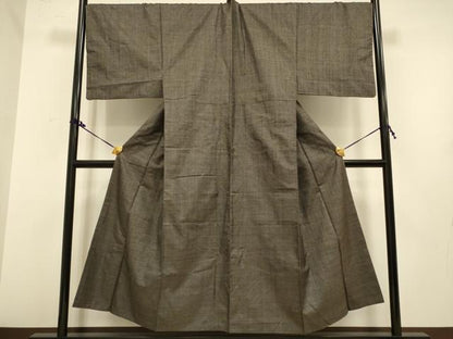 平和屋着物■極上　男性　本場大島紬　アンサンブル　長羽織　100亀甲　総詰め　逸品　DZAB2716kh6