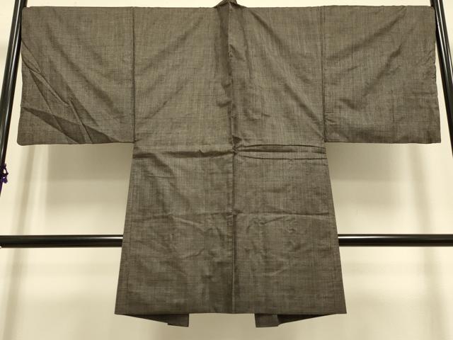 平和屋着物■極上　男性　本場大島紬　アンサンブル　長羽織　100亀甲　総詰め　逸品　DZAB2716kh6