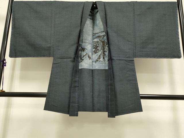 平和屋着物●極上　男性　本場大島紬　アンサンブル　100亀甲　総詰め　逸品　未使用　DZAB2719kh6