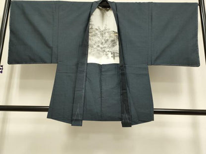平和屋着物●極上　男性　本場大島紬　アンサンブル　100亀甲　総詰め　逸品　未使用　DZAB2720kh6