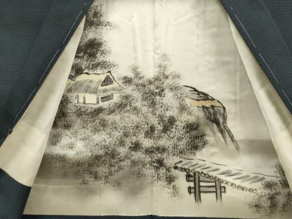 平和屋着物●極上　男性　本場大島紬　アンサンブル　100亀甲　総詰め　逸品　未使用　DZAB2720kh6
