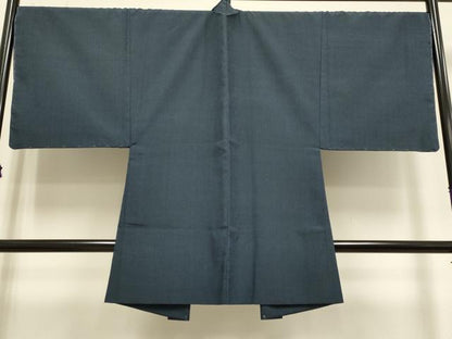 平和屋着物■極上　男性　本塩沢　アンサンブル　キングサイズ　長羽織　110亀甲　総詰め　逸品　未使用　DZAB2722kh6
