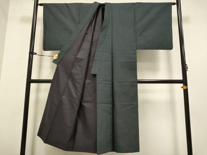 平和屋着物■極上　男性　本場大島紬　アンサンブル　長羽織　100亀甲　総詰め　逸品　DZAB2725kh6