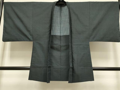 平和屋着物■極上　男性　本場大島紬　アンサンブル　長羽織　100亀甲　総詰め　逸品　DZAB2725kh6