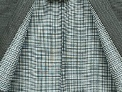 平和屋着物■極上　男性　本場大島紬　アンサンブル　長羽織　100亀甲　総詰め　逸品　DZAB2725kh6