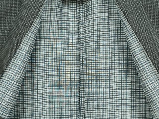 平和屋着物■極上　男性　本場大島紬　アンサンブル　長羽織　100亀甲　総詰め　逸品　DZAB2725kh6