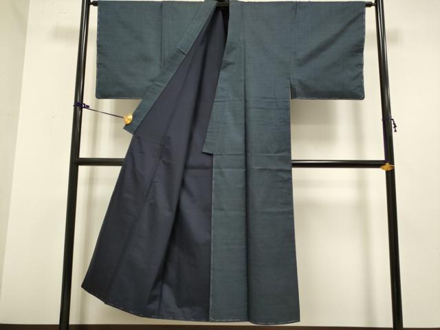 平和屋着物■極上　男性　本場大島紬　アンサンブル　長羽織　100亀甲　総詰め　逸品　未使用　DZAB2726kh6