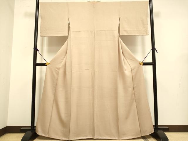 平和屋着物●極上　色無地　柴染色　逸品　DZAB2729kh6