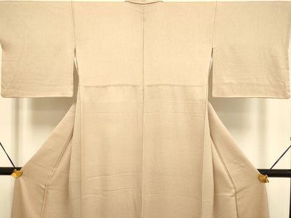 平和屋着物●極上　色無地　柴染色　逸品　DZAB2729kh6