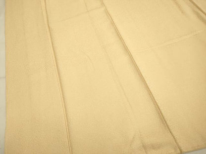 平和屋着物●極上　色無地　淡黄色　逸品　未使用　DZAB2730kh6