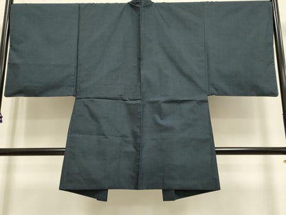平和屋着物■極上　男性　本場大島紬　アンサンブル　長羽織　100亀甲　総詰め　羽裏・龍　逸品　DZAB2742kh6