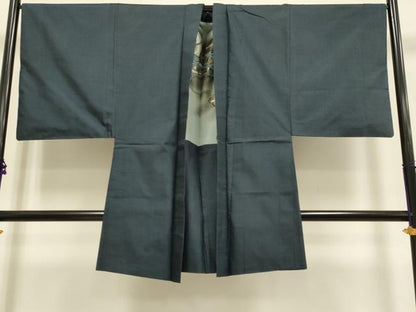 平和屋着物■極上　男性　本場大島紬　アンサンブル　長羽織　100亀甲　総詰め　羽裏・龍　逸品　DZAB2742kh6