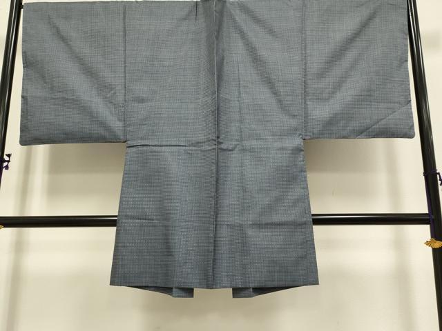 平和屋着物■極上　男性　本場大島紬　アンサンブル　長羽織　羽裏・虎　逸品　DZAB2745kh6