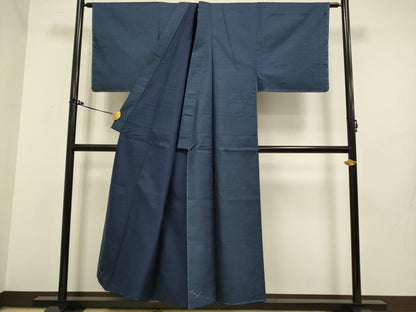 平和屋着物■極上　男性　本場大島紬　アンサンブル キングサイズ 長羽織・長襦袢(袷)セット　100亀甲　総詰め　逸品　未使用　DZAB2748kh6