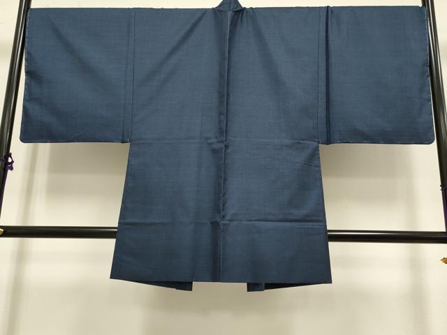 平和屋着物■極上　男性　本場大島紬　アンサンブル キングサイズ 長羽織・長襦袢(袷)セット　100亀甲　総詰め　逸品　未使用　DZAB2748kh6