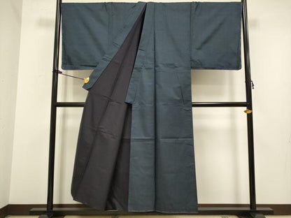 平和屋着物■極上　男性　本場大島紬　アンサンブル　キングサイズ　長羽織　100亀甲　総詰め　証紙付き　逸品　未使用　DZAB2752kh6