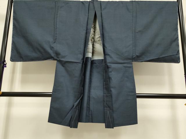 平和屋着物■極上　男性　本場大島紬　アンサンブル　キングサイズ　長羽織　100亀甲　総詰め　証紙付き　逸品　未使用　DZAB2752kh6