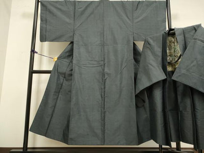 平和屋着物●極上　男性　本場大島紬　アンサンブル　逸品　DZAB2754kh6