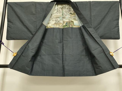 平和屋着物●極上　男性　本場大島紬　アンサンブル　逸品　DZAB2754kh6