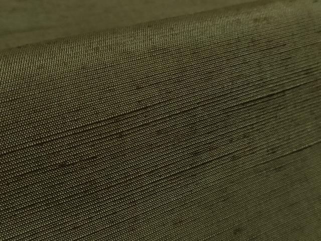 平和屋本店■極上　男性　紬　アンサンブル　キングサイズ　長羽織・髭紬　千歳茶色　逸品　DZAB2755kh6