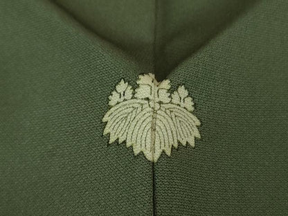 平和屋本店●極上　色留袖　駒刺繍　唐獅子　仙斉茶色地　金彩　逸品　DZAB2763kh6