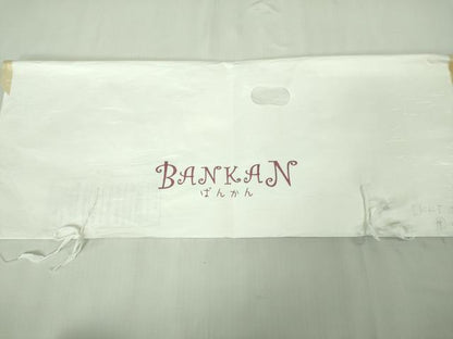 平和屋本店＃極上 IKKI流 斉藤一騎 京都の名門ブランド 銀花仙 BANKANわものや 長羽織 単衣 舞蝶文 牡丹鼠色地 たとう紙付 逸品DZAB2770kh6