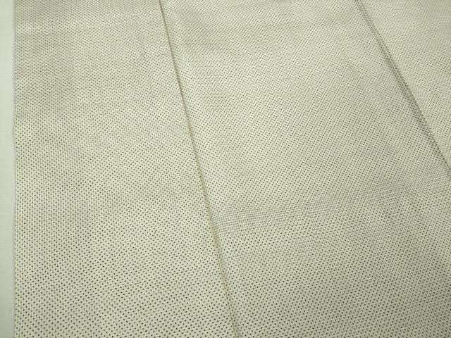 平和屋着物●極上　本場大島紬　白大島　一元絣　逸品　未使用　DZAB2789kh6