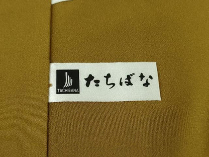 平和屋着物●極上　訪問着　紬　刺し子　総刺繍　人物　蓑笠　枝垂れ柳　黒地　逸品　DZAB2792kh6
