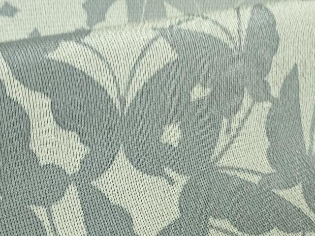 平和屋着物▽極上　本塩沢　やまだ織　訪問着　染色作家　桐村博　単衣　舞蝶紋　紫水晶色地　逸品　DZAB2795kh6