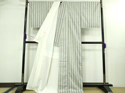 平和屋着物●極上　本場染大島紬　吉祥間道　逸品　未使用　DZAB2815kh6