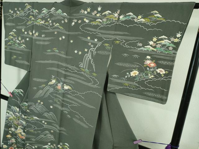 平和屋本店○極上 名門・上野家 四代目 上野真 訪問着 御所解