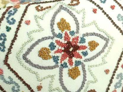 平和屋本店●極上　中国三大刺繍　相良刺繍　袋帯　亀甲花文　逸品　DZAB2852kh6