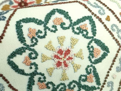 平和屋本店●極上　中国三大刺繍　相良刺繍　袋帯　亀甲花文　逸品　DZAB2852kh6
