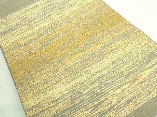 平和屋本店●最高級　龍村平蔵製　太鼓柄　本袋帯　木目錦　金糸　逸品　DZAB2853kh6