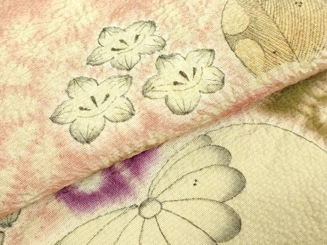 平和屋本店●極上　初代　久保田一竹　太鼓柄袋帯　絞り　橘　逸品　DZAB2858kh6