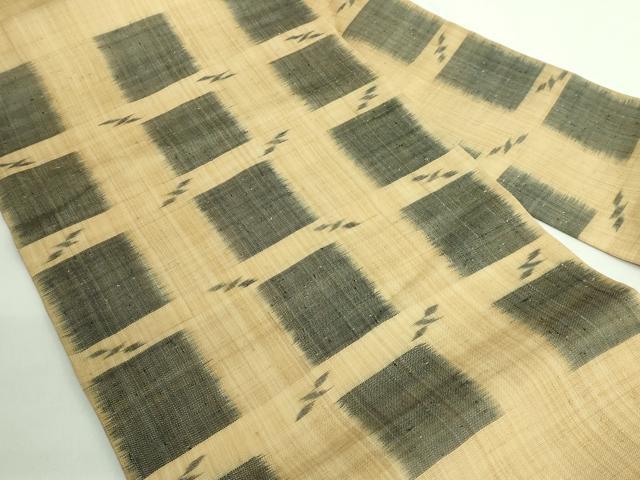 平和屋本店＊極上　夏物　芭蕉布　手積み芭蕉糸100％　九寸名古屋帯　逸品　DZAB2861kh6
