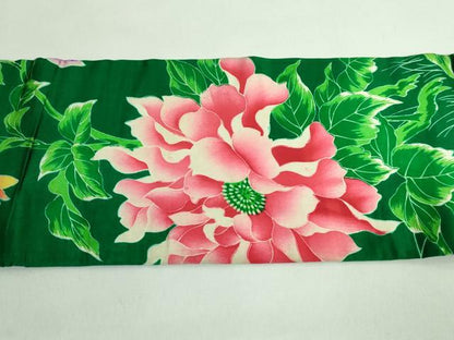 平和屋着物●極上　アンティーク　大正ロマン　九寸名古屋帯　花鳥文　逸品　DZAB2868kh6