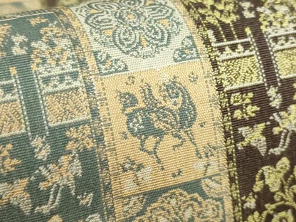 平和屋着物●極上　龍村美術織物　九寸開き名古屋帯　紅牙瑞錦　逸品　DZAB2878kh6