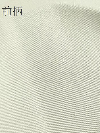 平和屋着物●極上　塩瀬　九寸名古屋帯　手描き　枝花文　灰色地　逸品　DZAB2884kh6