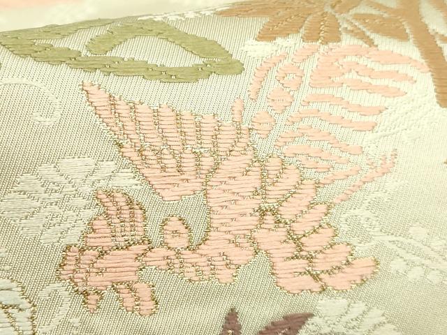 平和屋着物●極上　六通柄袋帯　唐織　桐竹鳳凰文　逸品　DZAB2887kh6