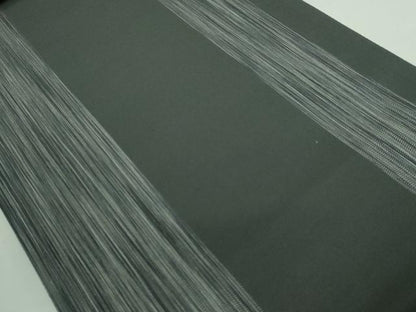 平和屋着物●極上　両面　全通柄袋帯　鳥獣戯画　黒地　逸品　DZAB2904kh6