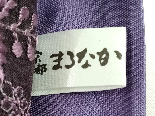 平和屋着物●極上 全通柄袋帯 オーガンジー 格子花菱文 証紙付き 逸品 DZAB2906kh6